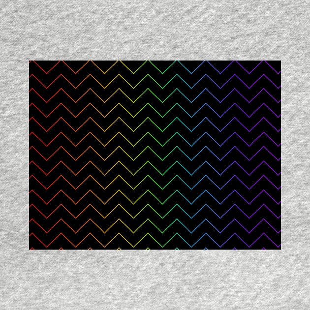 Rainbow chevron by tothemoons